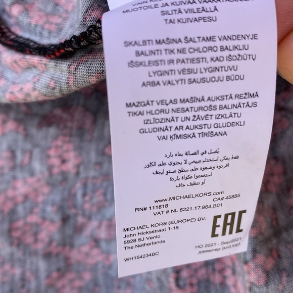 Michael Michael Kors  Red / Black  Blouse  Size 2X | MK15 - Picture 17 of 17